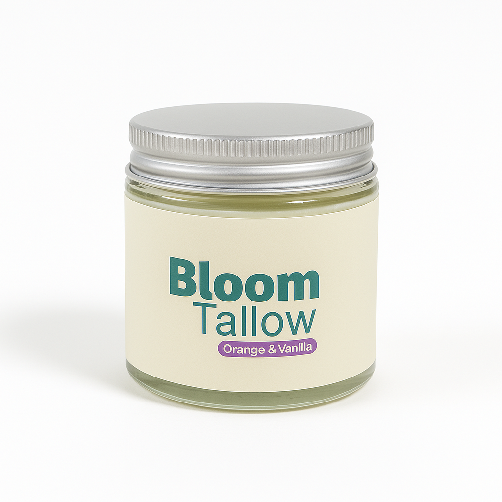 Whipped Lamb Tallow, Orange and Vanilla Scented